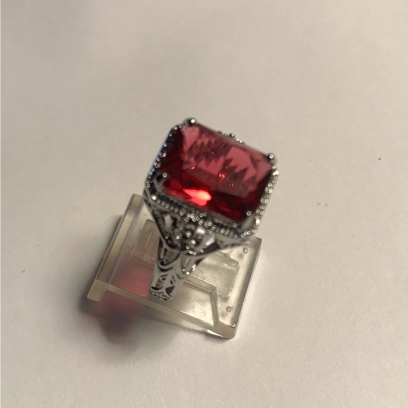 Garnet 925 Sterling Silver Ring